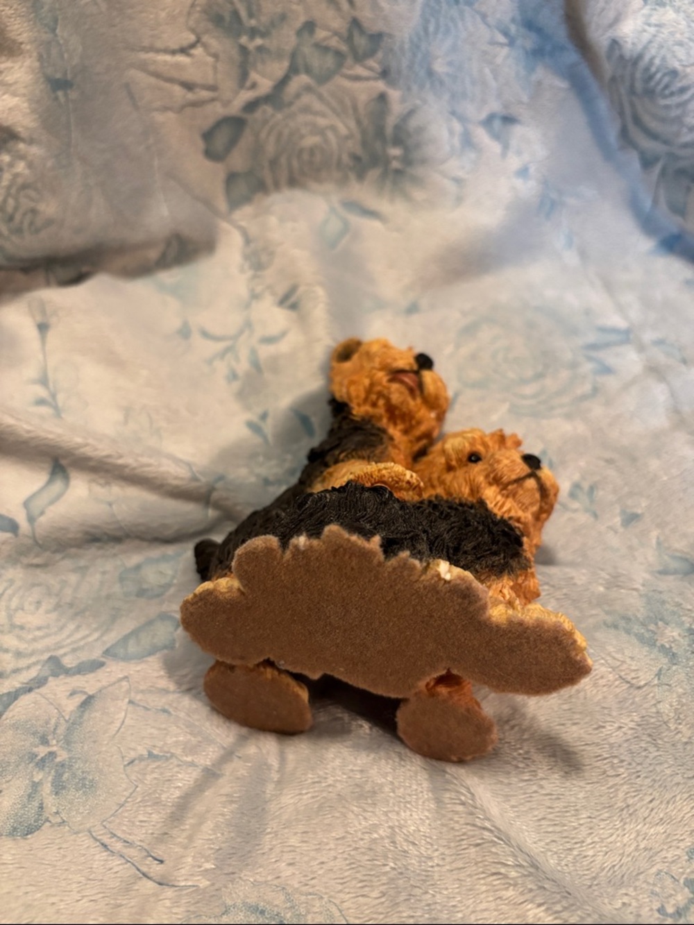 Yorkshire Terrier Dog Figurine - Brown & Black - Picture 5 of 6